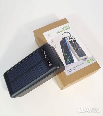 Power bank Solar 50000 мАч с солнечной батареей