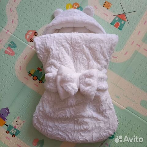 Конверт для новорожденного, тёплый конверт