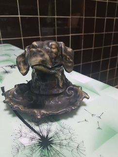 Чернильница СССР, можно пепельница. Силумин