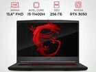 Новый ноутбук MSI i5-11400H/ RTX3050/ SSD 256 Gb