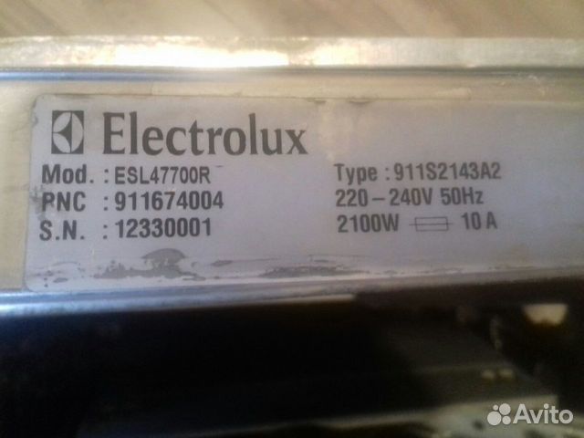 Посудомоечная машина на запчасти Electrolux ESL477