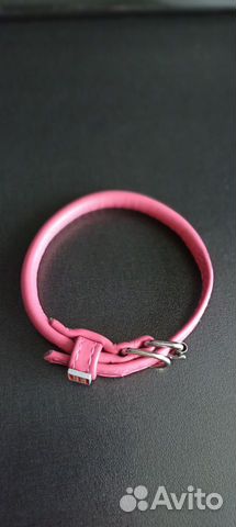 Ошейник для собак Waudog Glamour (кожа) 20-25 см