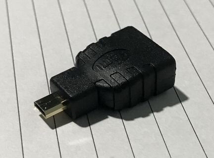 Адаптер-переходник mini hdmi(m) - hdmi(f)