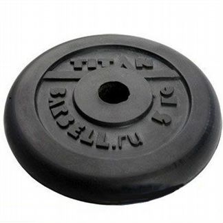 Блин обрезиненный titan Barbell 5 кг (d31)