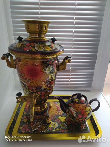 Самовар электрический расписной