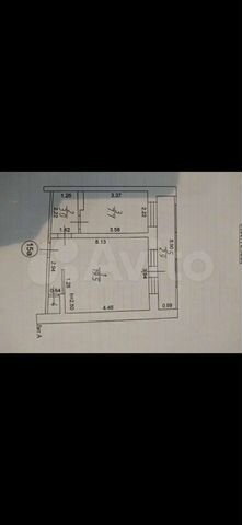 1-к. квартира, 34 м², 1/2 эт.
