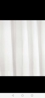 Тюль вуаль готовая новая на шторной ленте