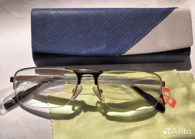Очки для чтения +2.5 Алю оправа + органич. стекло