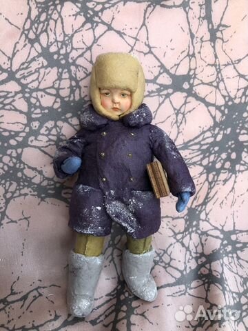 Ватные елочные игрушки