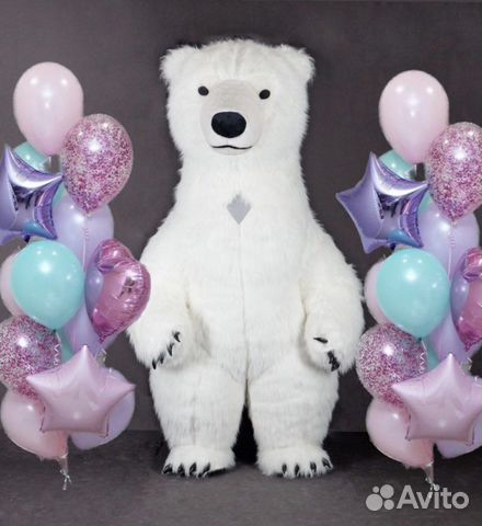 Белый мишка поздравление