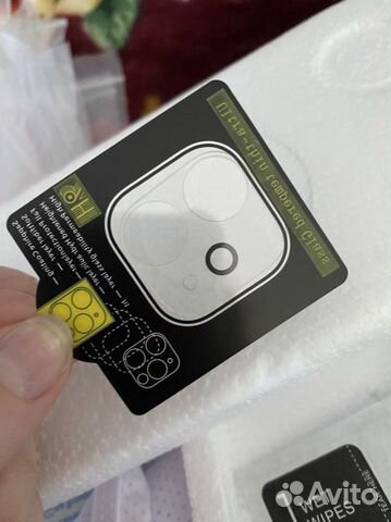 Защитное стекло на камеру iPhone 11