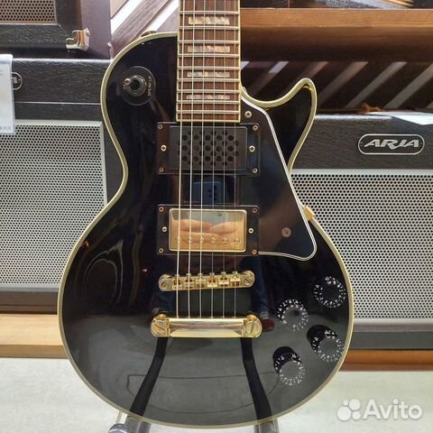 Электрогитара Edwards E-LP-50C-M Black mini LP со
