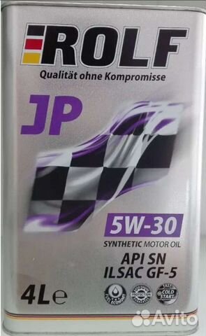 Масло моторное Rolf Jp 5/30 4л