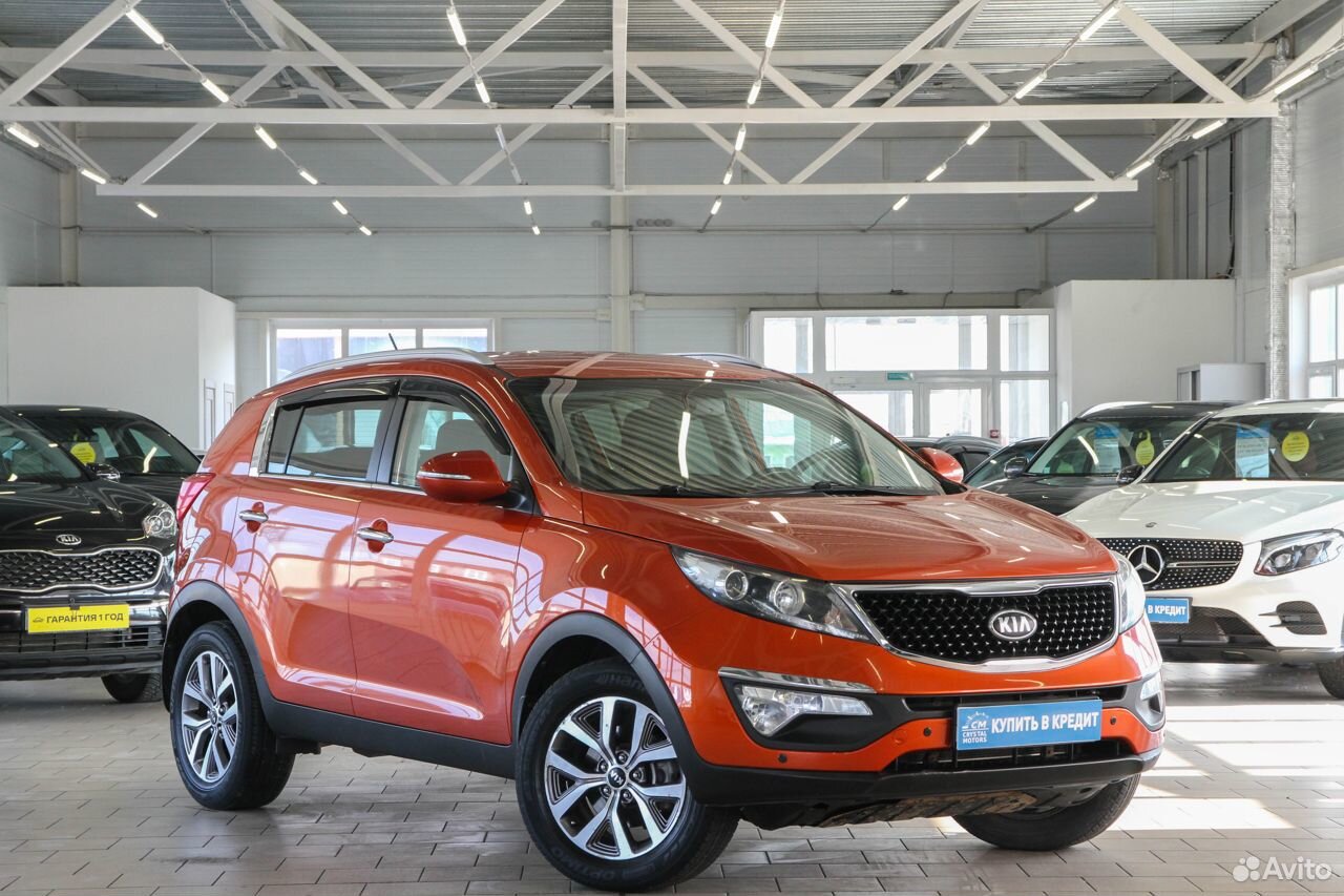 Kia Sportage 2014 оранжевый