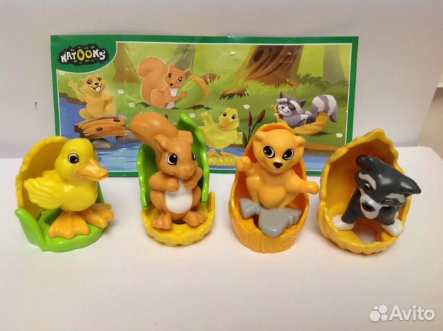 Киндер серия животные в скорлупках