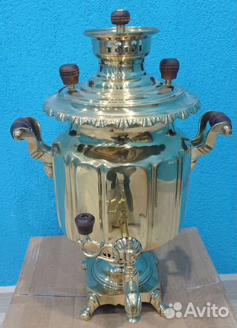 Самовар угольный 6 л, форма Фонарь, 20-е, нэп. Тул