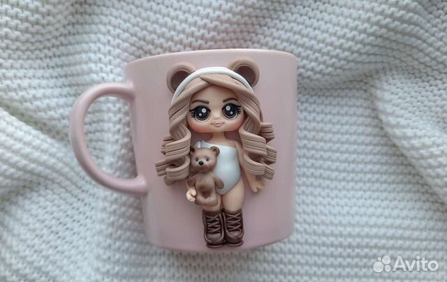 Кукла лол из полимерной глины