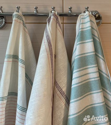 Полотенца 85х140 лен хлопок