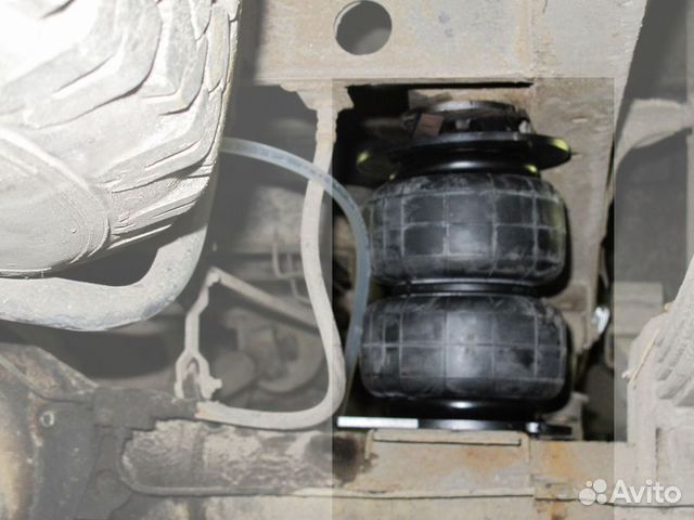 Пневмоподвеска УАЗ задняя ось, с доп. ресиверами