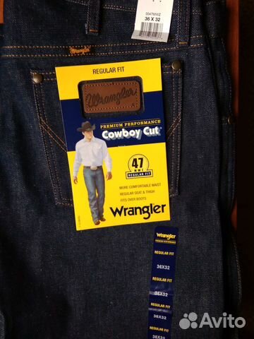 Wrangler 47mwz 36х32 Regular Fit Rigid (+ почтой)
