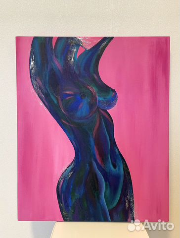 Картина акрилом на холсте