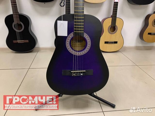 Гитара классическая фиолетовая