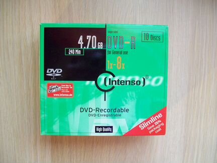 Чистые диски dvd