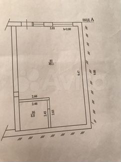 Квартира-студия, 55,1 м², 1/5 эт.