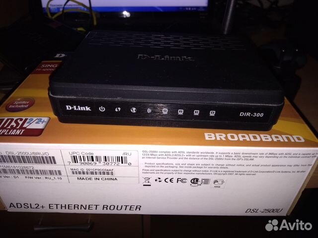 WI-FI роутер D-link DIR-300