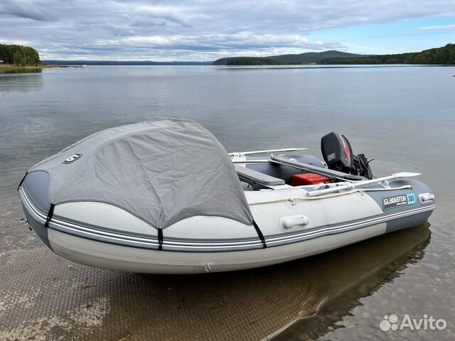 Комплект gladiator e380pro + мотор Tohatsu 18л.с