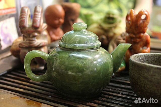 Чайник зеленый нефрит