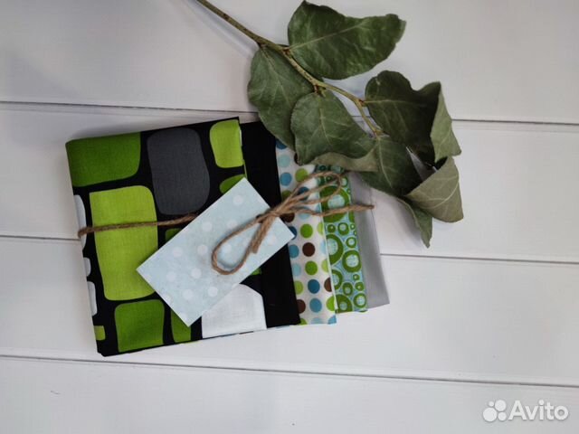 Набор N4 тканей х/б рукоделия печворка 38*48 5 шт