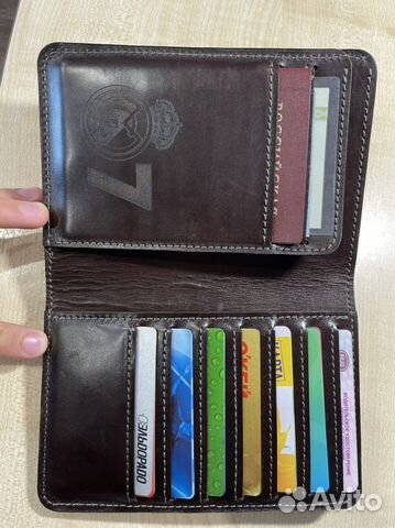 Мужской кошелек портмоне натуральная кожа