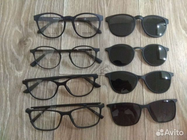 Очки с солнцезащитной насадкой клипоном