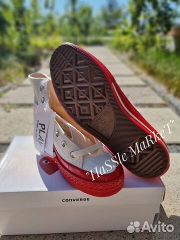 Кеды Converse Comme Des Garson Play Red/White