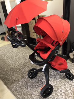 Коляска Stokke красная