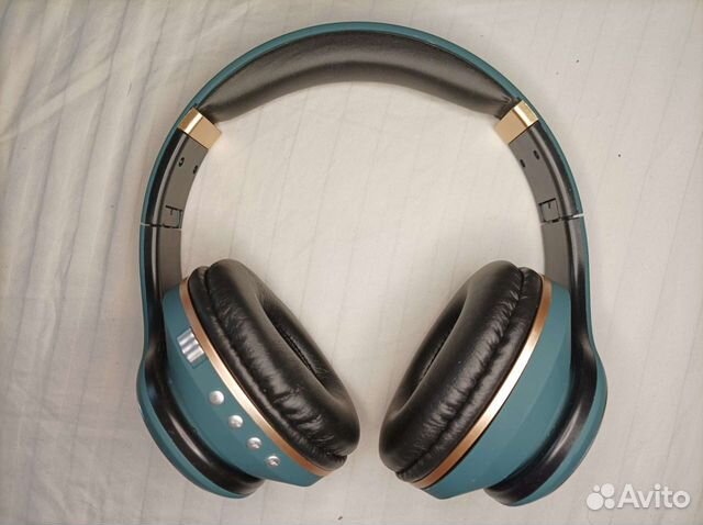 Беспроводные наушники накладные складные новые