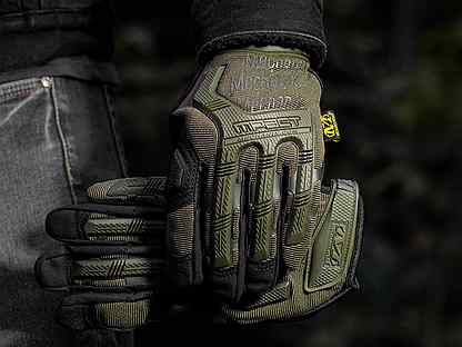 Тактические перчатки Mechanix M-Pact (зелёные)