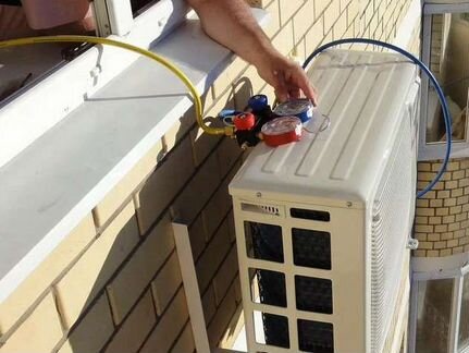 Установка кондиционера, бризера, сплит-системы