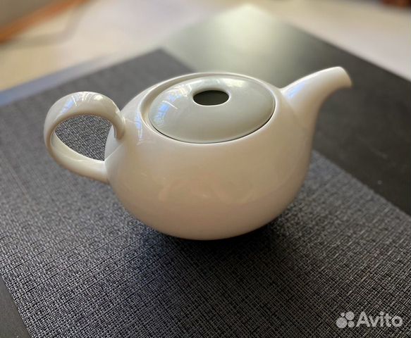 Чайник заварочный белый новый керамика