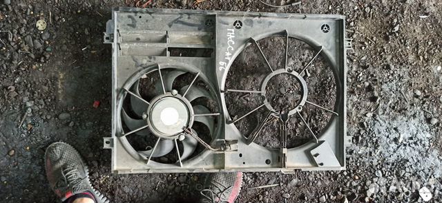 Диффузор с вентилятором Фольцваген Пассат Б6