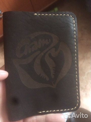 Обложка на паспорт натуральная кожа