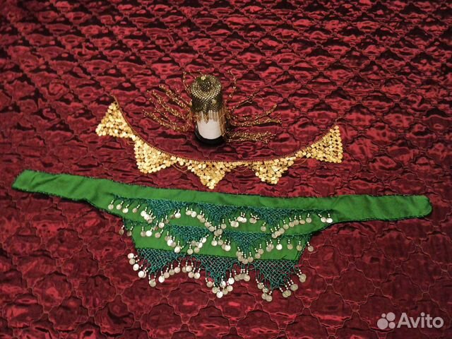 Пояс шапочка для занятий Восточными танцами