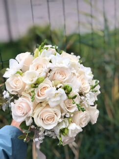 Свадебный букет невесты, оформление торжества