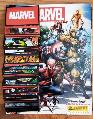 Марвел Панини наклейки полная коллекция