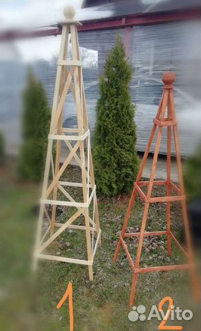 Обелиск для растений, опора для вьющихся цветов