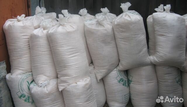 Зола липовая в мешках