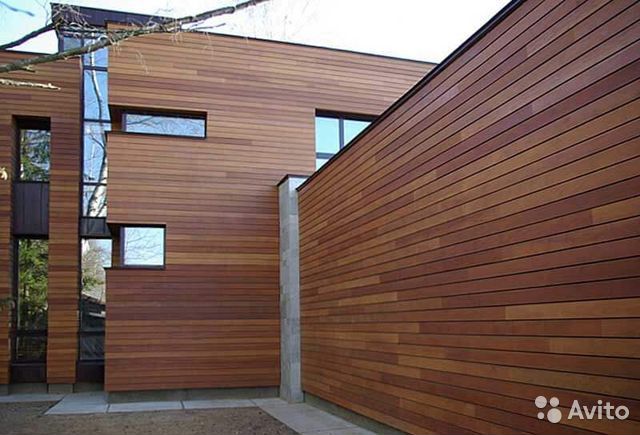 Виды отделки фасадов частных домов лиственницей