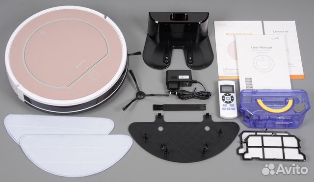 Робот пылесос ilife v7s plus