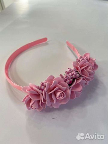 Ободок с цветами